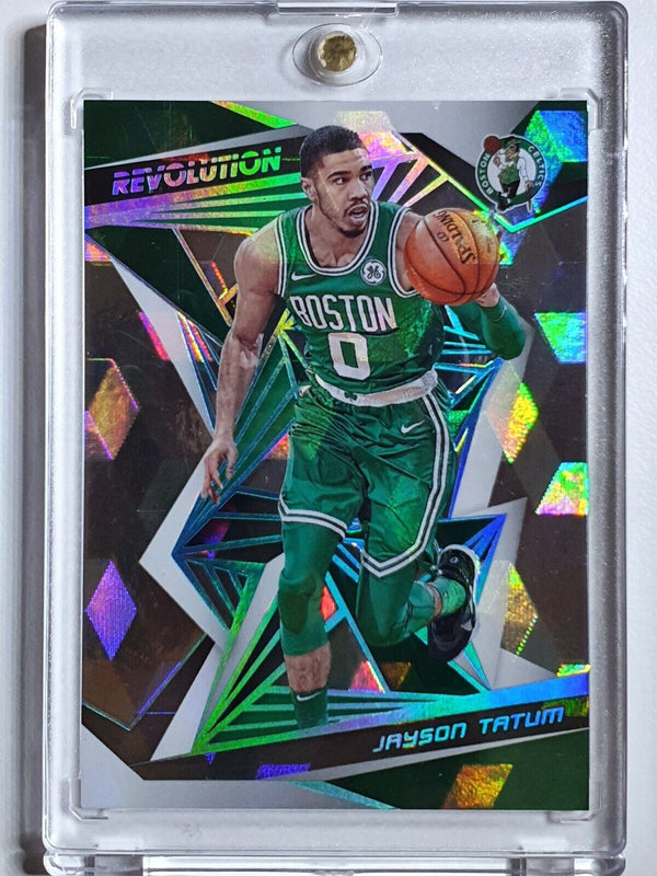 2019 Panini Revolution Jayson Tatum #75 CUBIC /50 - Ready to Grade