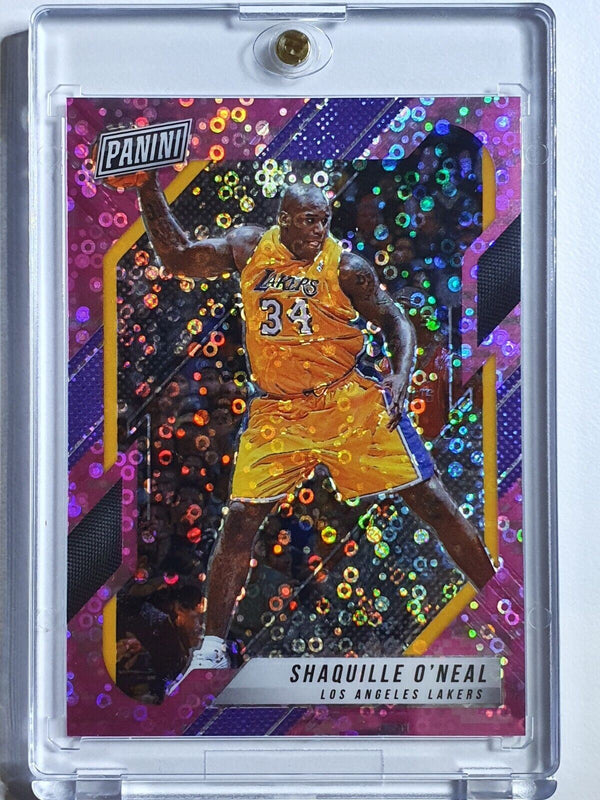 2022 Panini National VIP Shaquille O'Neal #40 PINK /50 Disco Holo - Rare