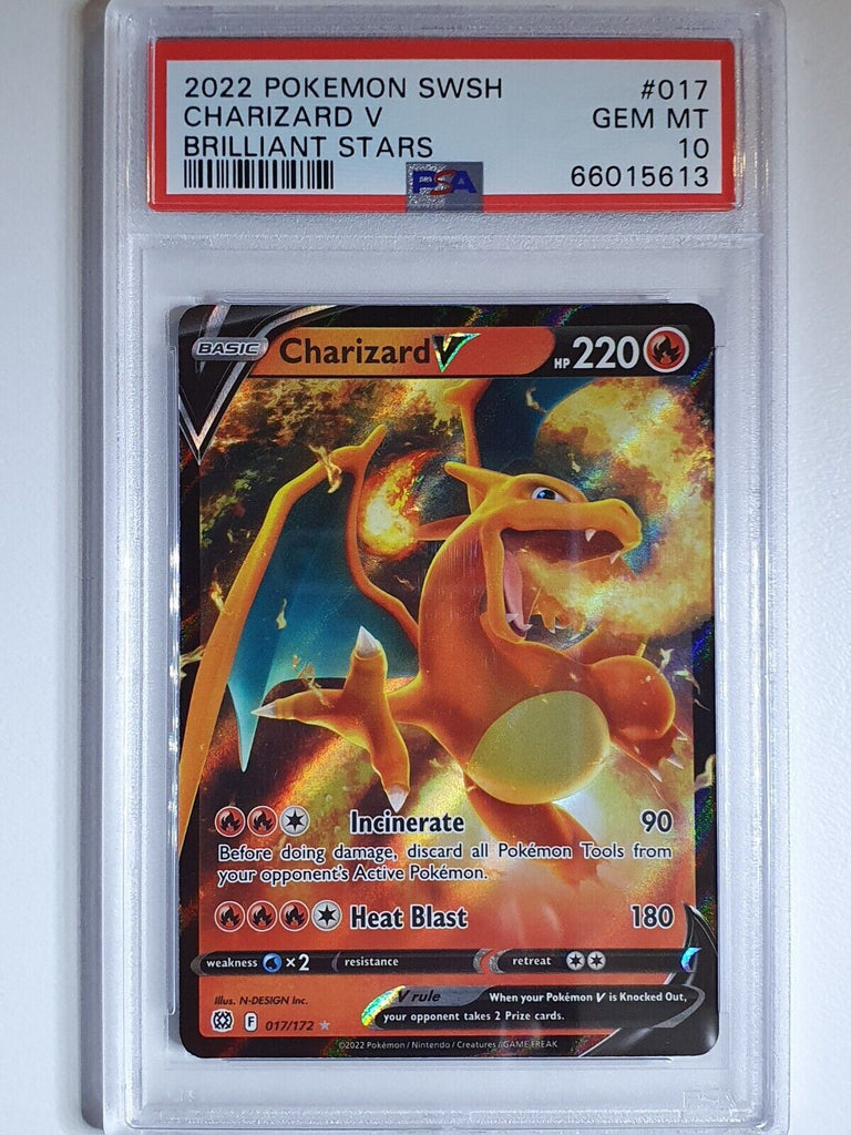 2022 Pokemon Charizard V 017/172 Brilliant Stars