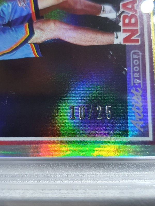 2021 NBA Hoops Josh Giddey Rookie ARTIST PROOF /25 - PSA 9 (POP 1)