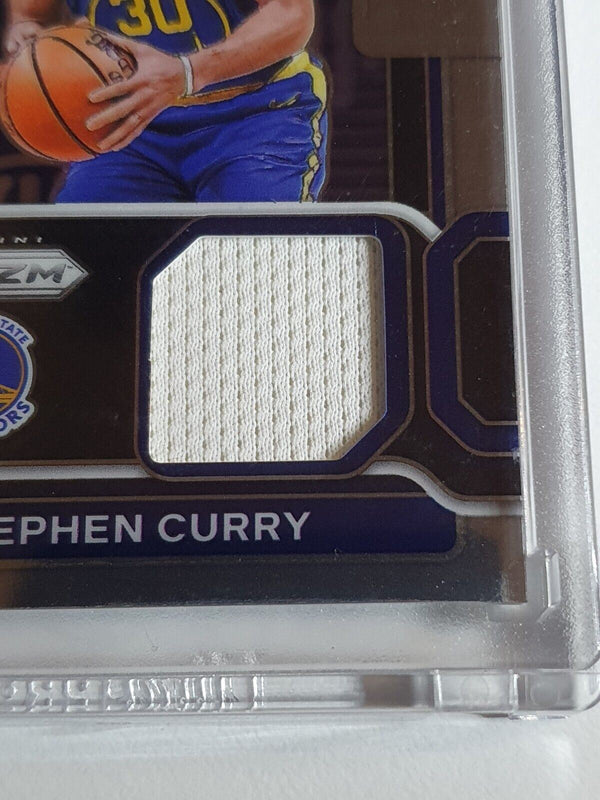 2021 Panini Prizm Stephen Curry #PATCH Game Worn Jersey - Ready to Grade