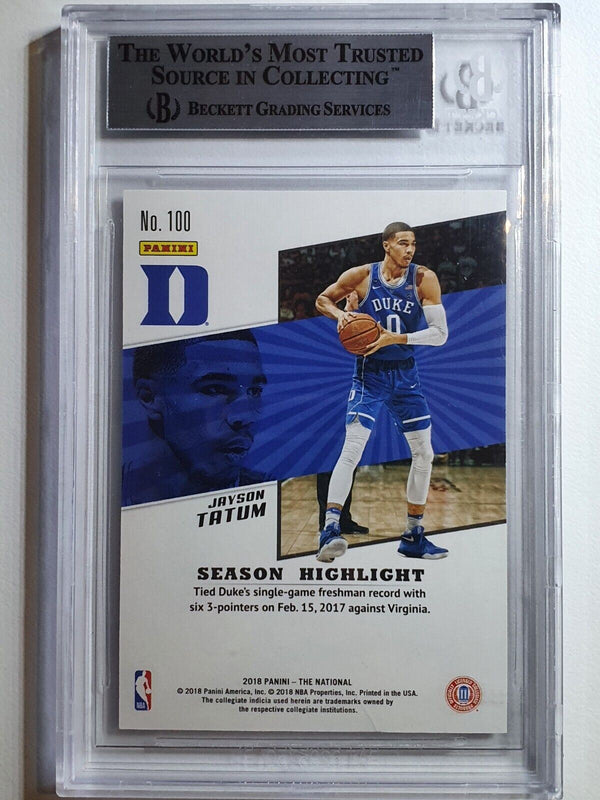 2017 Panini National Jayson Tatum Rookie ESCHER SQUARES /25 - BGS 9 (POP 1)