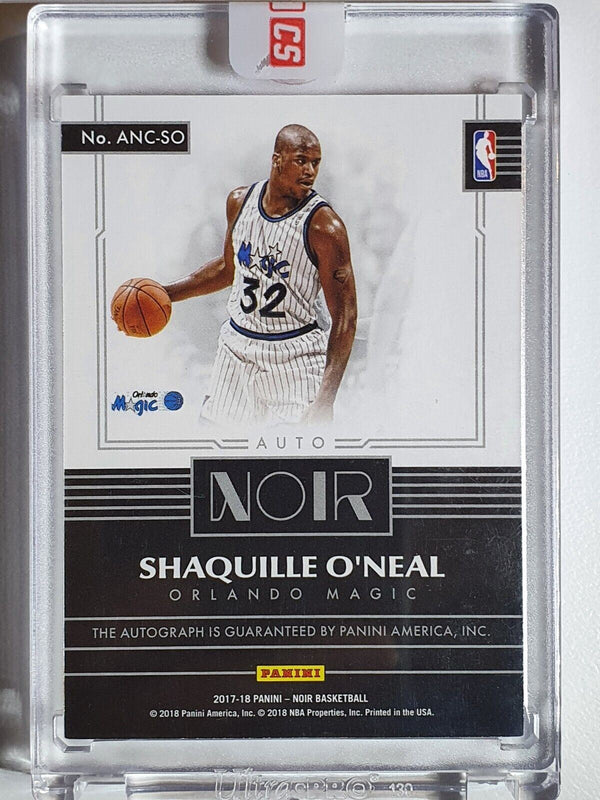 2017 Noir Shaquille O'Neal AUTO /99 On Card Autograph - Panini Sealed