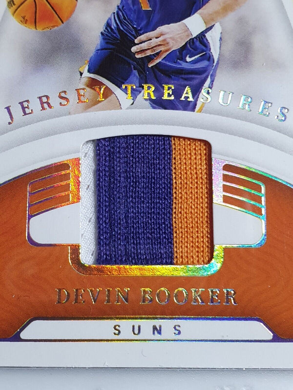 2021 National Treasures Devin Booker PRIME #PATCH /25 GOLD - Rare