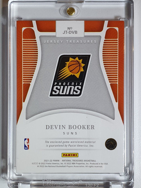 2021 National Treasures Devin Booker PRIME #PATCH /25 GOLD - Rare