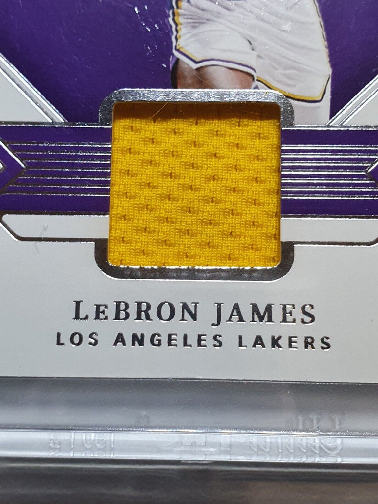 2021 Panini National Treasures Lebron James #PATCH /99 Game Worn Jerse –  Perfect Edges Cards