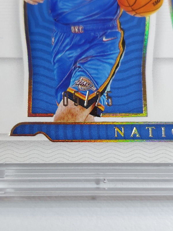 2021 National Treasures Josh Giddey Rookie PRIME #PATCH /25 Colossal Jersey