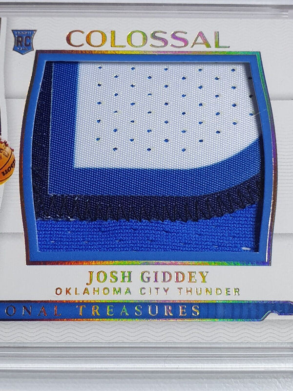 2021 National Treasures Josh Giddey Rookie PRIME #PATCH /25 Colossal Jersey