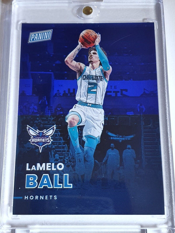 2022 Panini National LaMelo Ball #28 BLUE /50 Edition - Ready to Grade