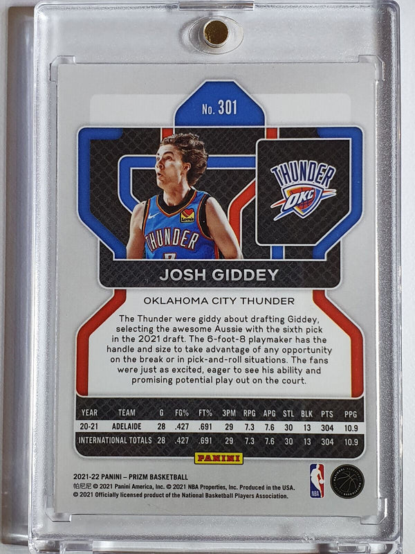 2021 Panini Prizm Josh Giddey Rookie #301 RC