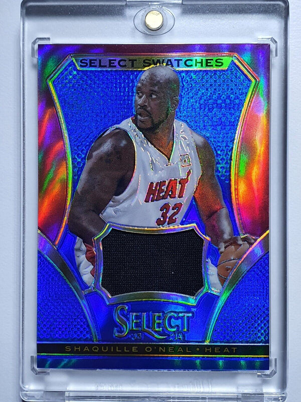 2013 Select Shaquille O'Neal #PATCH /49 BLUE HOLO Game Worn Jersey Relic - Rare