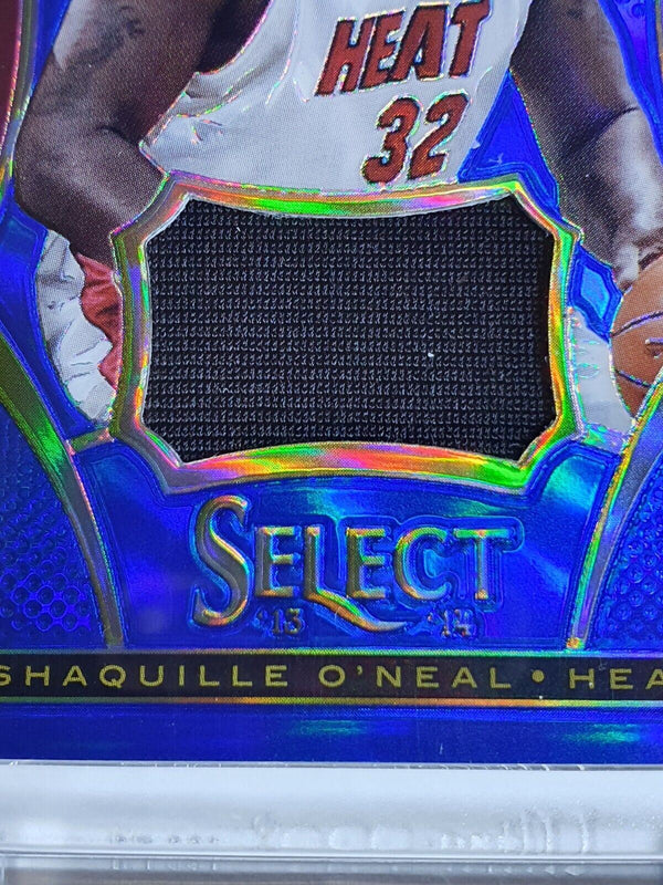 2013 Select Shaquille O'Neal #PATCH /49 BLUE HOLO Game Worn Jersey Relic - Rare