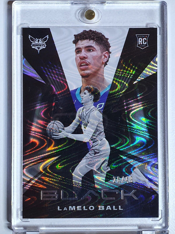 2020 Black LaMelo Ball Rookie #78 Variation SWIRLORAMA /49 Prizm - Rare