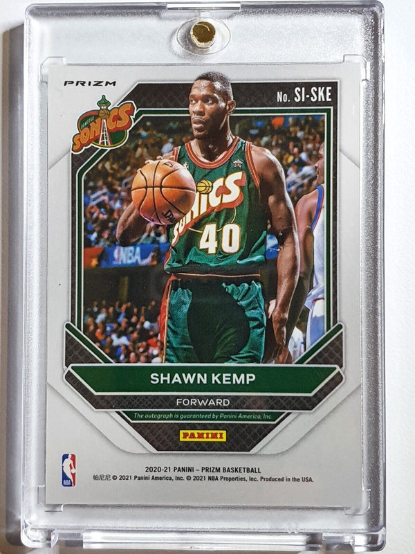 2020 Panini Prizm Shawn Kemp #AUTO SILVER Signatures - Ready to Grade