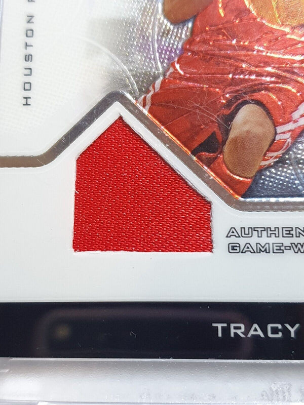 2005 Topps Finest Tracy McGrady #PATCH /299 Game Worn Jersey - Ready to Grade