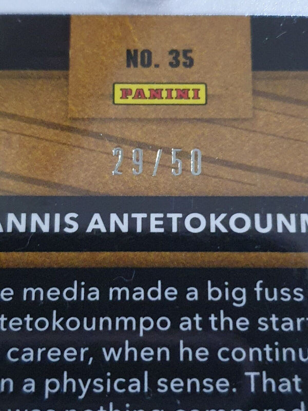 2019 Panini Giannis Antetokounmpo #35 PINK FAST BREAK /50 - Ready to Grade