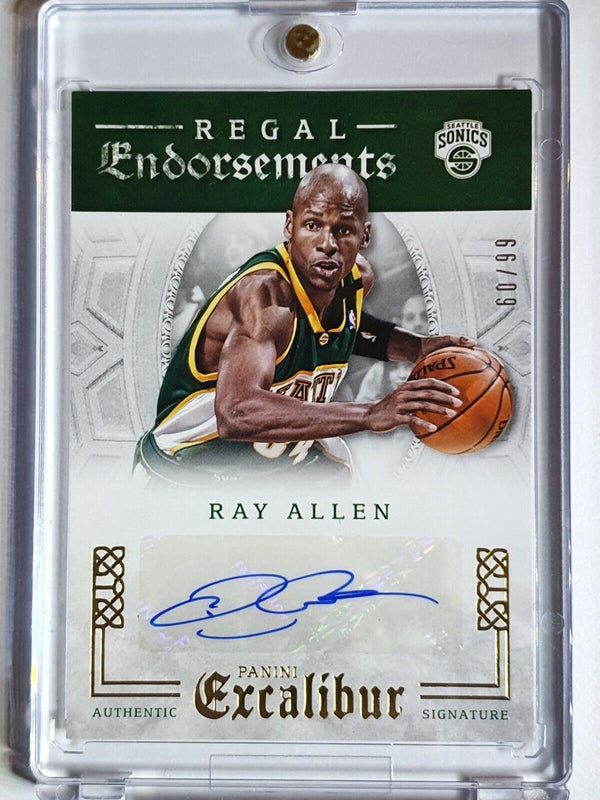 2015 Panini Excalibur Ray Allen AUTO /99 Regal Endorsement - Rare