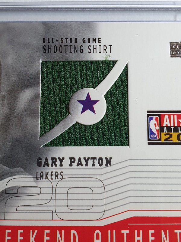 2003 Upper Deck Gary Payton #PATCH All Star Game Worn Jersey - Rare