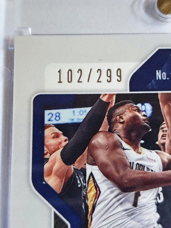 2021 Panini Prizm Zion Williamson #108 RED /299 Holo - Ready for Grading