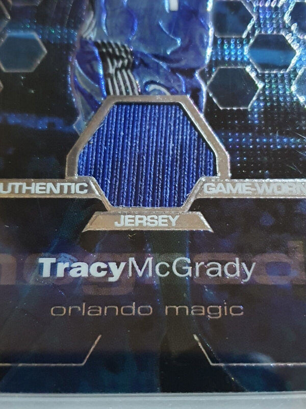 2003 Topps Finest Tracy McGrady #PATCH /999 Game Worn Jersey - Ready to Grade