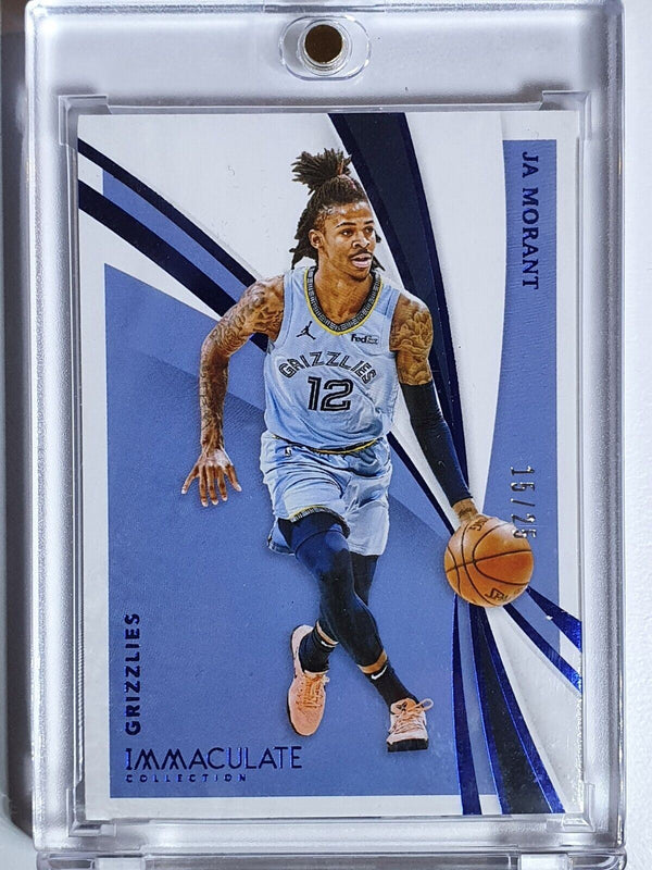 2020 Immaculate Ja Morant #53 BLUE /25 Edition - Ready to Grade