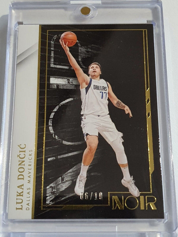 2021 Panini Noir Luka Doncis #48 GOLD /10 Association Edition - Very Rare