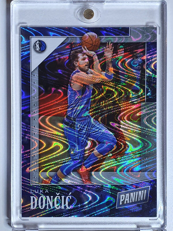 2019 Panini Black Luka Doncic #3 SWIRLORAMA /50 - Ready for Grading