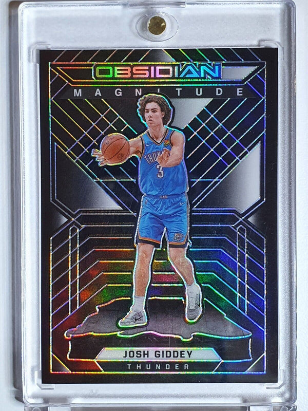 2021 Obsidian Josh Giddey Rookie #22 HOLO /99 Magnitude - Ready to Grade