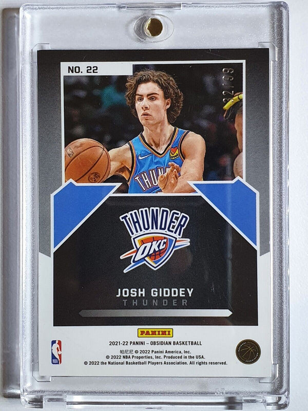 2021 Obsidian Josh Giddey Rookie #22 HOLO /99 Magnitude - Ready to Grade