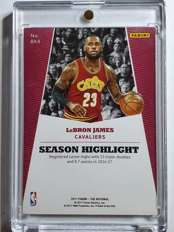 2017 Panini LeBron James #BK4 RAINBOW SPOKES /25 Prizm - Ready to Grade