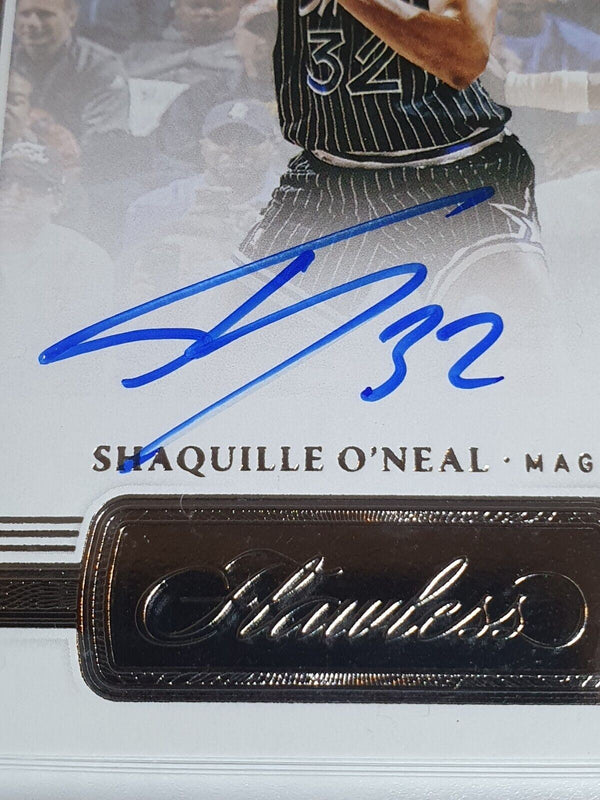 2020 Flawless Shaquille O'Neal AUTO SILVER /25 Enshrined Signatures - Rare