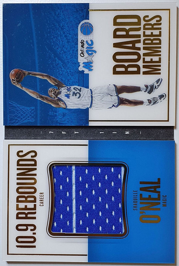 2015 Preferred Shaquille O'Neal #PATCH Booklet /75 Game Worn Jersey - Rare