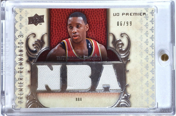 2008 Upper Deck Tracy McGrady TRIPLE #PATCH /90 Game Worn Jersey - Rare