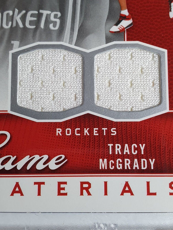 2009 Upper Deck Tracy McGrady #PATCH /550 Game Worn Dual Jerseys - Rare