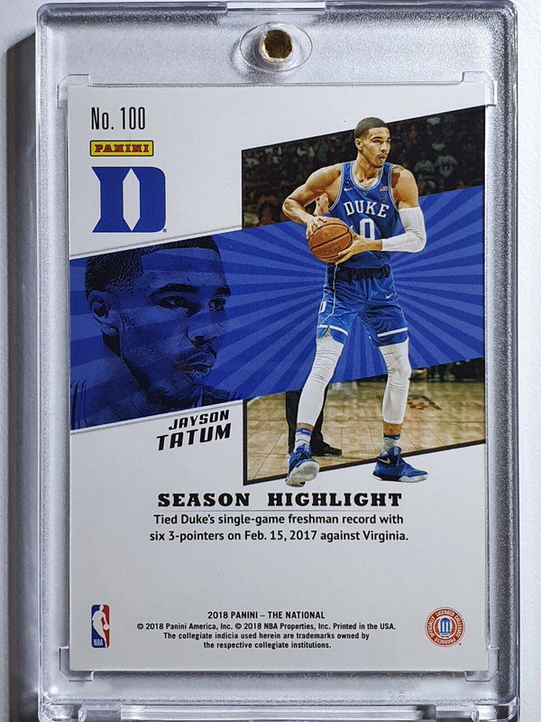 2018 Panini Jayson Tatum Rookie #100 COSMIC HOLO /399 SP RC - Ready to Grade