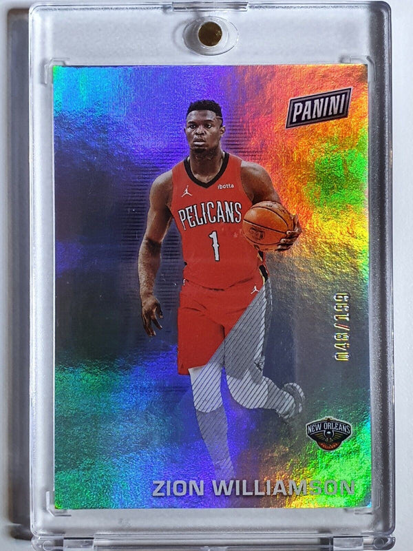 2022 Panini Zion Williamson #15 SILVER FOIL /199 Father's Day - Ready to Grade