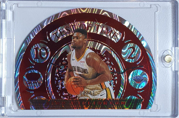 2020 Crown Royale Zion Williamson #15 RED Prizm /49 Die Cut - Ready to Grade