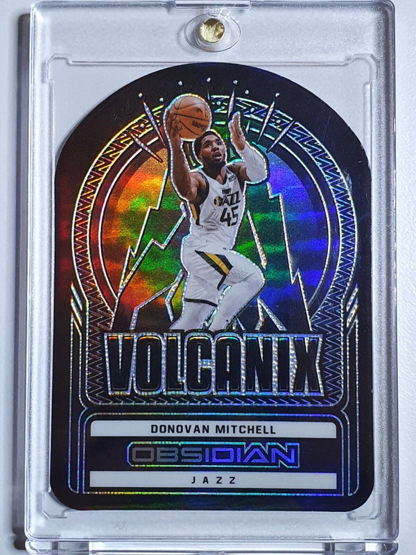 2021 Obsidian Donovan Mitchell #18 VOLCANIX CASE HIT Die Cut - Ready to Grade