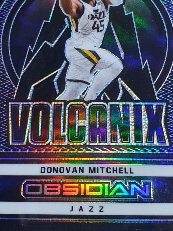 2021 Obsidian Donovan Mitchell #18 VOLCANIX CASE HIT Die Cut - Ready to Grade