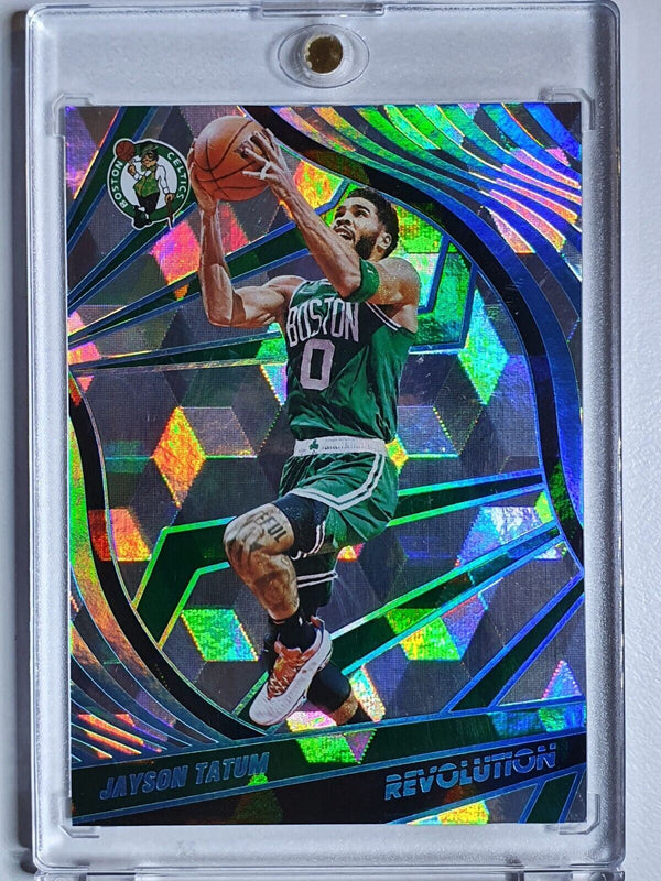 2021 Panini Revolution Jayson Tatum #68 CUBIC HOLO /50 - Ready to Grade