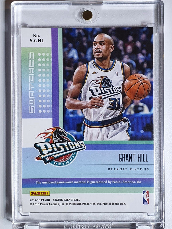 2017 Panini Status Grant Hill #PATCH HOLO /99 Game Worn Jersey - Rare