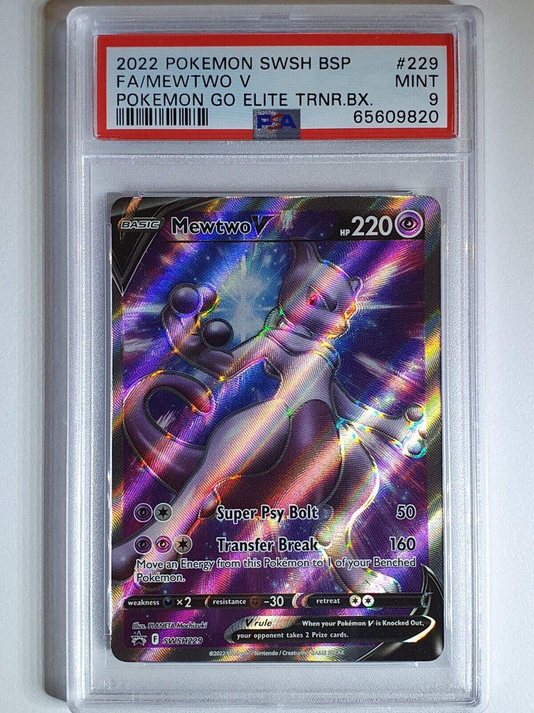 2022 Pokemon Mewtwo V SWSH229 Pokemon Go Elite Trainer Box