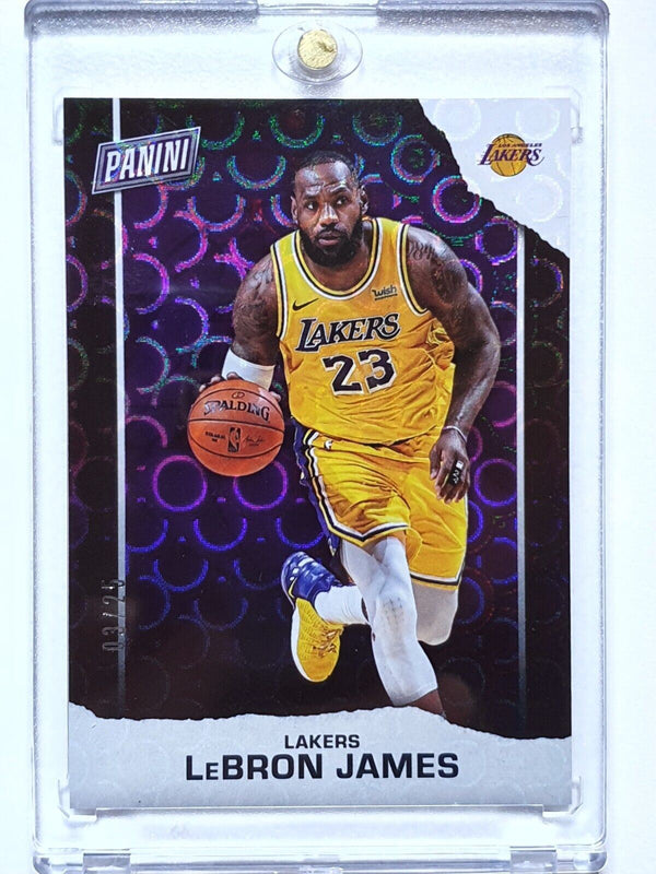 2021 Panini LeBron James #BK1 PYRAMIDS /25 Rare Holo - Ready to Grade