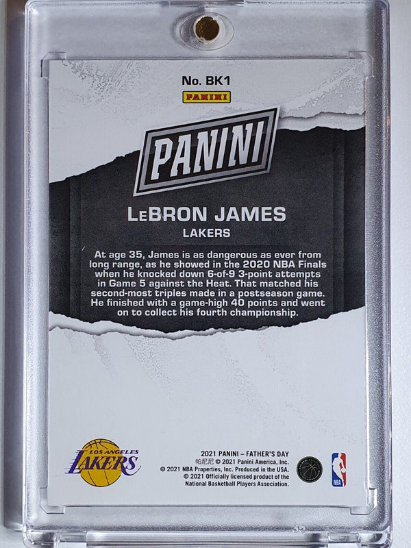 2021 Panini LeBron James #BK1 PYRAMIDS /25 Rare Holo - Ready to Grade