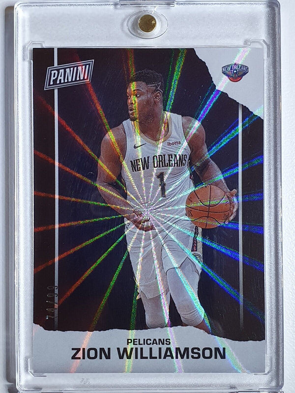 2021 Panini Zion Williamson #BK6 INFINITE RAINBOW Holo /99 - Ready to Grade