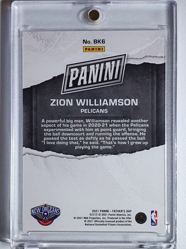 2021 Panini Zion Williamson #BK6 INFINITE RAINBOW Holo /99 - Ready to Grade