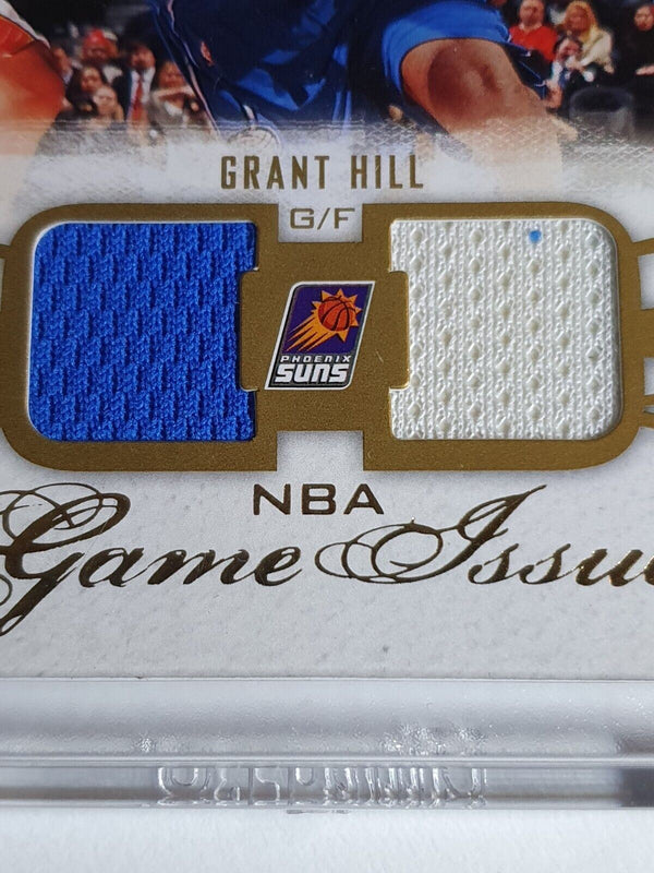 2007 Fleer Hot Prospects Grant Hill #PATCH Game Worn Dual Jerseys - Rare