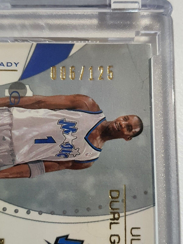 2003 Upper Deck Tracy McGrady Kevin Garnett #PATCH /125 Dual Game Worn Jerseys