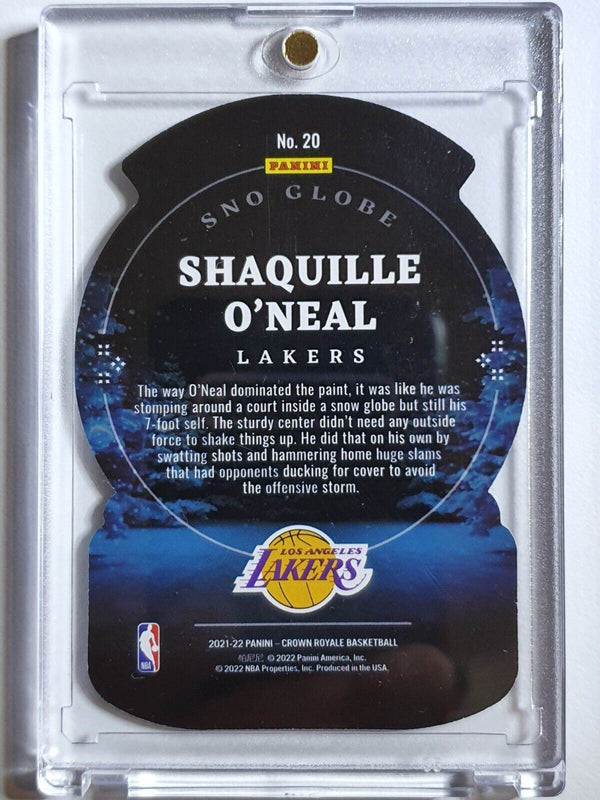 2021 Crown Royale Shaquille O'Neal #20 RED HOLO /49 Sno Globe - Ready to Grade