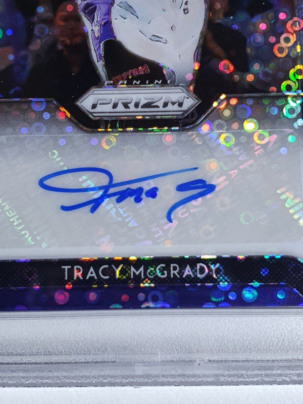 2018 Prizm Tracy McGrady AUTO FASTBREAK HOLO Autographs - PSA 9 (POP 2)